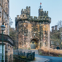 Buy canvas prints of Lancaster Castle in the Winter by Keith Douglas