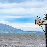 Buy canvas prints of Sign to the Promenade by Keith Douglas