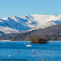 Buy canvas prints of Snow covered Fairfield Horseshoe by Keith Douglas
