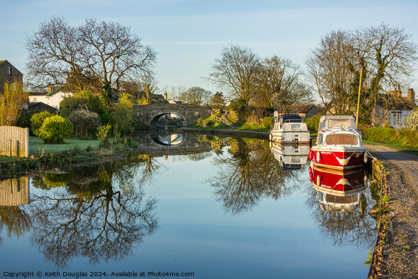 The Lancaster Canal at Hest Bank Picture Board by Keith Douglas