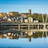 Buy canvas prints of City of Lancaster Skyline by Keith Douglas