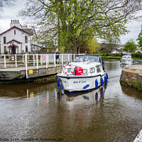 Buy canvas prints of Swing Bridge on the Lancaster Canal by Keith Douglas