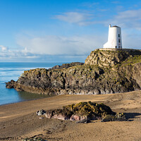Buy canvas prints of Tŵr Mawr lighthouse, Llanddwyn Island by Keith Douglas