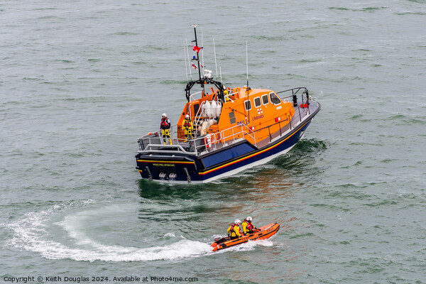 RNLI Rescue on Anglesey Picture Board by Keith Douglas
