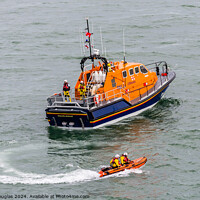 Buy canvas prints of RNLI Rescue on Anglesey by Keith Douglas