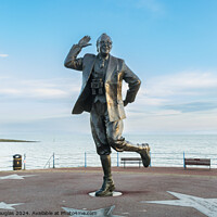 Buy canvas prints of Bring me Sunshine: The Eric Morecambe Statue by Keith Douglas