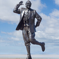 Buy canvas prints of The Eric Morecambe Statue .. in Morecambe by Keith Douglas