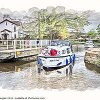 Buy canvas prints of Lancaster Canal, Bridge 120 by Keith Douglas