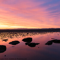 Buy canvas prints of Morecambe Bay Sunset at Bolton le Sands by Keith Douglas