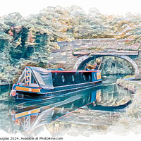 Buy canvas prints of Bridge 119, Lancaster Canal by Keith Douglas