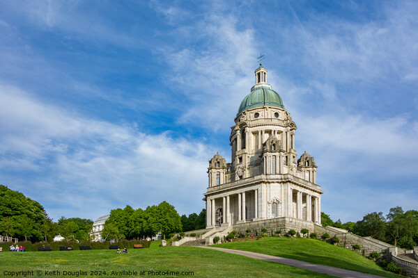 The Ashton Memorial, Williamsons Park, Lancaster Picture Board by Keith Douglas