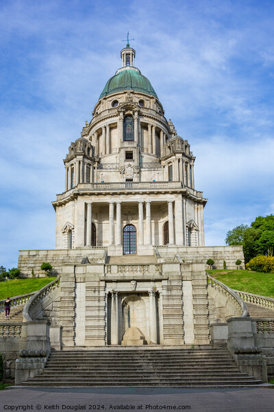 The Ashton Memorial, Williamsons Park in Lancaster Picture Board by Keith Douglas