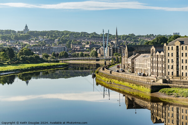 The City of Lancaster and the River Lune Picture Board by Keith Douglas