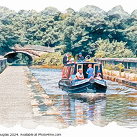 Buy canvas prints of Bridge 108, Lancaster Canal by Keith Douglas