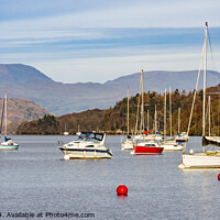 Buy canvas prints of Boats on Lake Windermere by Keith Douglas
