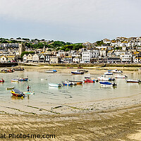 Buy canvas prints of Panorama of St Ives, Cornwall by Keith Douglas