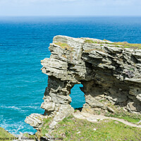 Buy canvas prints of The Lady's Window, Cornwall by Keith Douglas