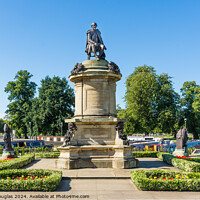 Buy canvas prints of Statue of William Shakespeare in Stratford upon Avon by Keith Douglas
