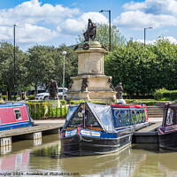 Buy canvas prints of Boats moored in Stratford upon Avon by Keith Douglas