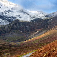Buy canvas prints of Coledale Miners Track and Force Crag by Keith Douglas