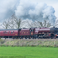 Buy canvas prints of Princess Elizabeth Steam Locomotive at Capernwray by Keith Douglas