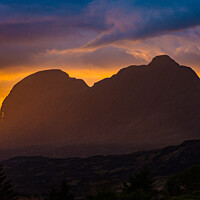 Buy canvas prints of Suilven in the evening light by Keith Douglas