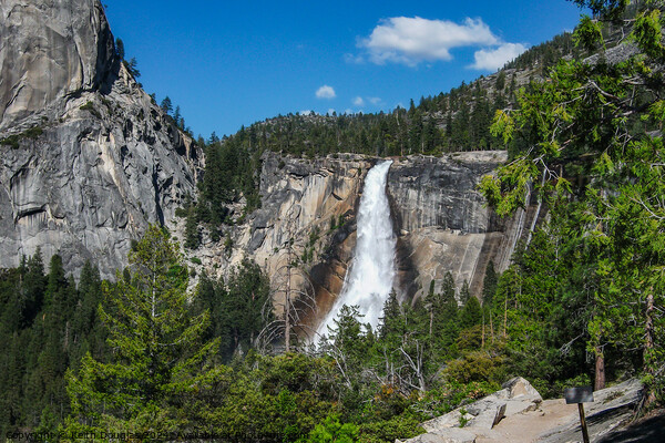The Nevada Falls, Yosemite, California Picture Board by Keith Douglas