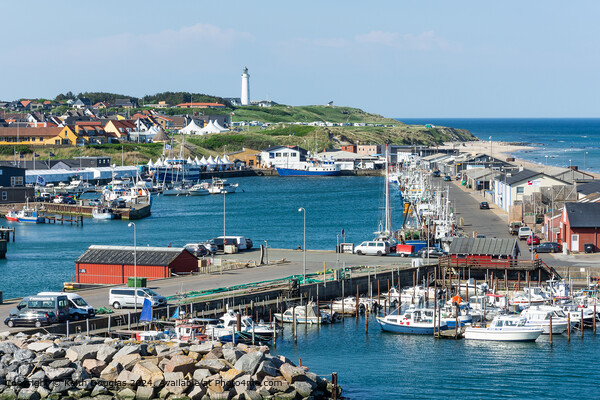 Hirtshals Port, Denmark Picture Board by Keith Douglas