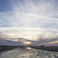 Buy canvas prints of Brancaster Sunset by Keith Douglas