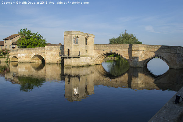 St Ives Bridge, Cambridgeshire Picture Board by Keith Douglas