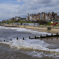 Buy canvas prints of Southwold from the pier by Keith Douglas