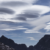 Buy canvas prints of Lenticular clouds by Keith Douglas