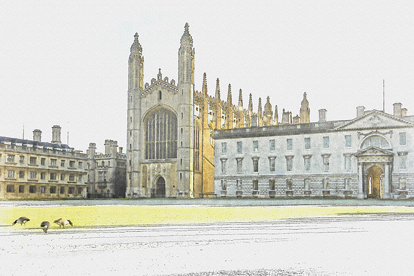 Kings College, Cambridge Picture Board by Keith Douglas