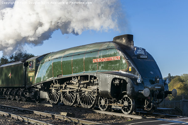 The Union of South Africa steam locomotive Picture Board by Keith Douglas
