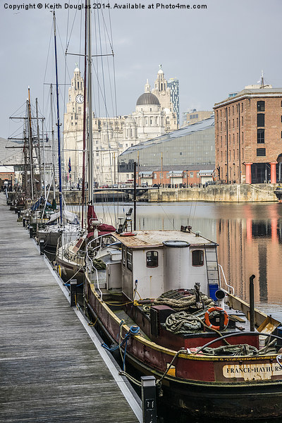 Liverpool Docks Picture Board by Keith Douglas