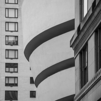 Buy canvas prints of  A glimpse of the Guggenheim by Keith Douglas