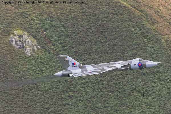 Vulcan on a mission Picture Board by Keith Douglas