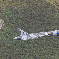 Buy canvas prints of  Vulcan on a mission by Keith Douglas