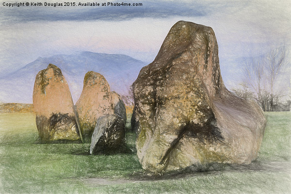 Standing stones Picture Board by Keith Douglas