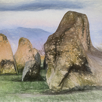 Buy canvas prints of Standing stones by Keith Douglas