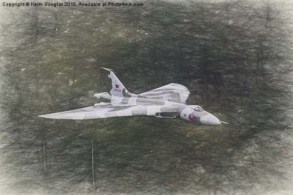 Vulcan in the North Picture Board by Keith Douglas