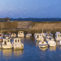 Buy canvas prints of Safe Harbour by Keith Douglas