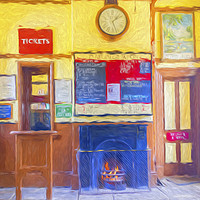 Buy canvas prints of Waiting Room by Keith Douglas