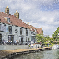 Buy canvas prints of The Cutter Inn by Keith Douglas