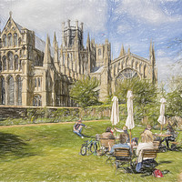 Buy canvas prints of Ely Cathedral from the East by Keith Douglas