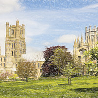 Buy canvas prints of Ely Cathedral - from the South by Keith Douglas