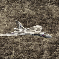 Buy canvas prints of The Last Flying Vulcan by Keith Douglas