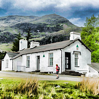 Buy canvas prints of Coniston Youth Hostel by Keith Douglas