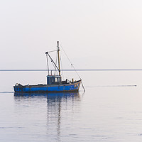 Buy canvas prints of Fishing Boat in Morecambe Bay by Keith Douglas