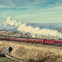 Buy canvas prints of Galatea steam tour by Keith Douglas